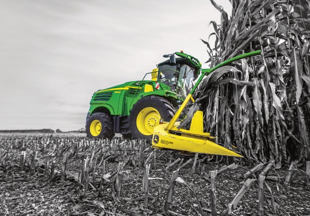 Financiering op alle nieuwe John Deere Hakselaars, maaidorsers en getrokken veldspuiten