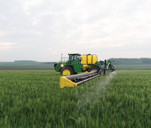 R4040(i) of R4050(i) zelfrijdende veldspuit - automatisch boomhoogteregelsysteem
