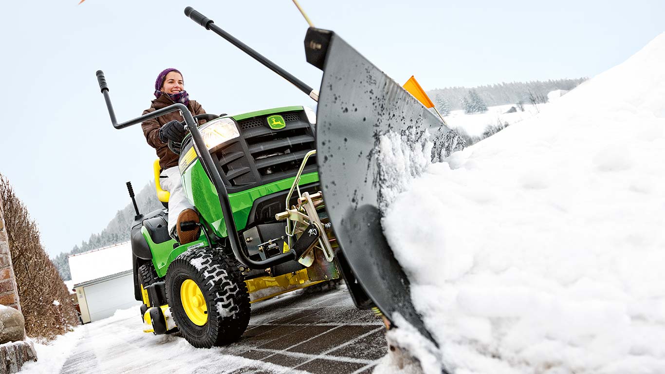 Een sneeuwschuiver voor uw X100