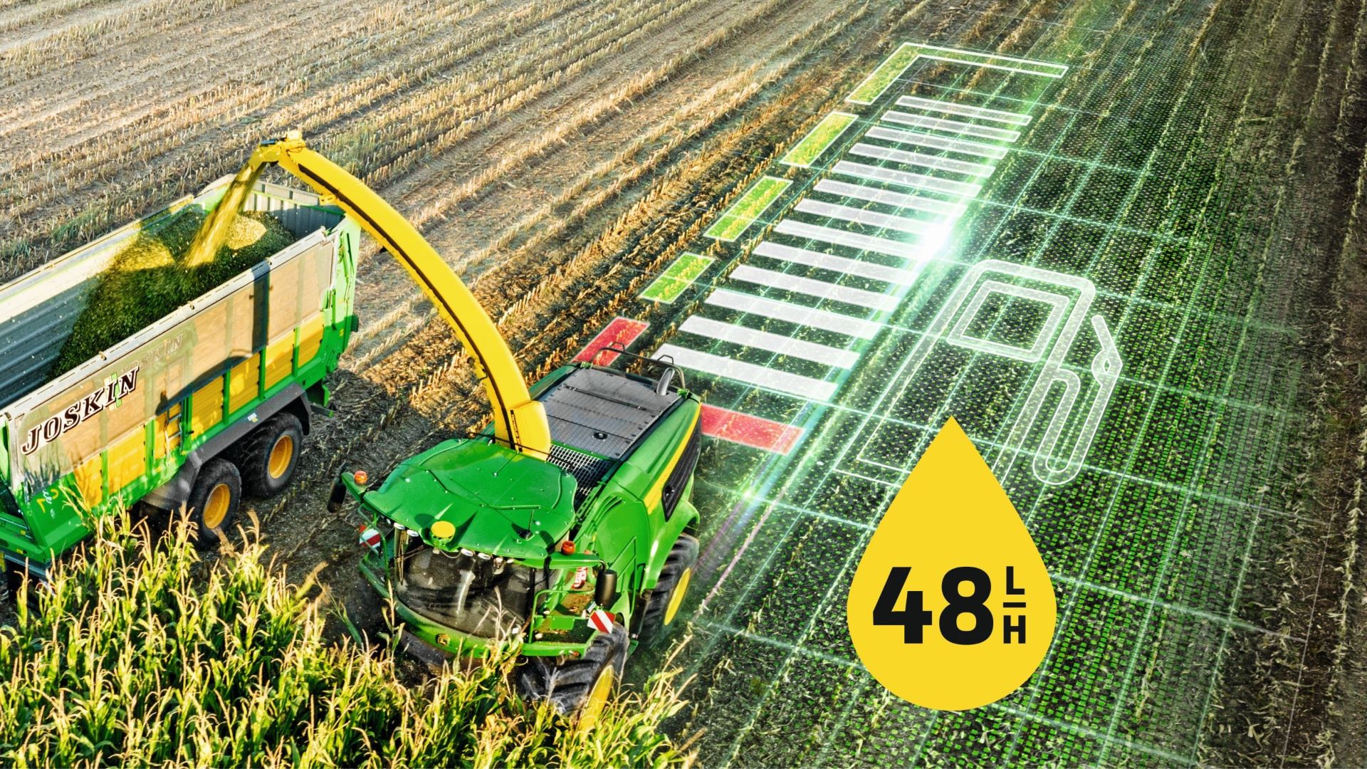 John Deere introduceert brandstofgarantieprogramma voor de 8600 veldhakselaar