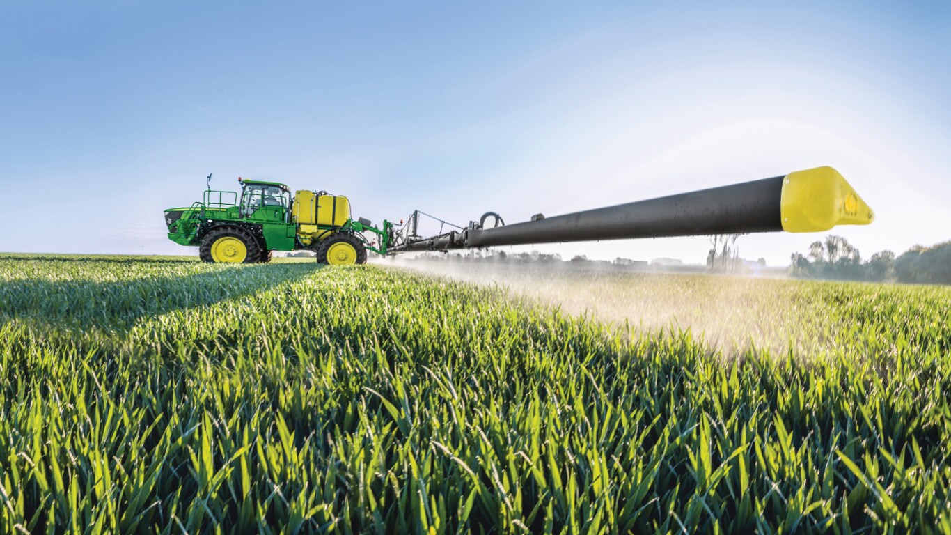 Modeljaar 2018 updates voor John Deere zelfrijdende spuiten uit Horst (NL)