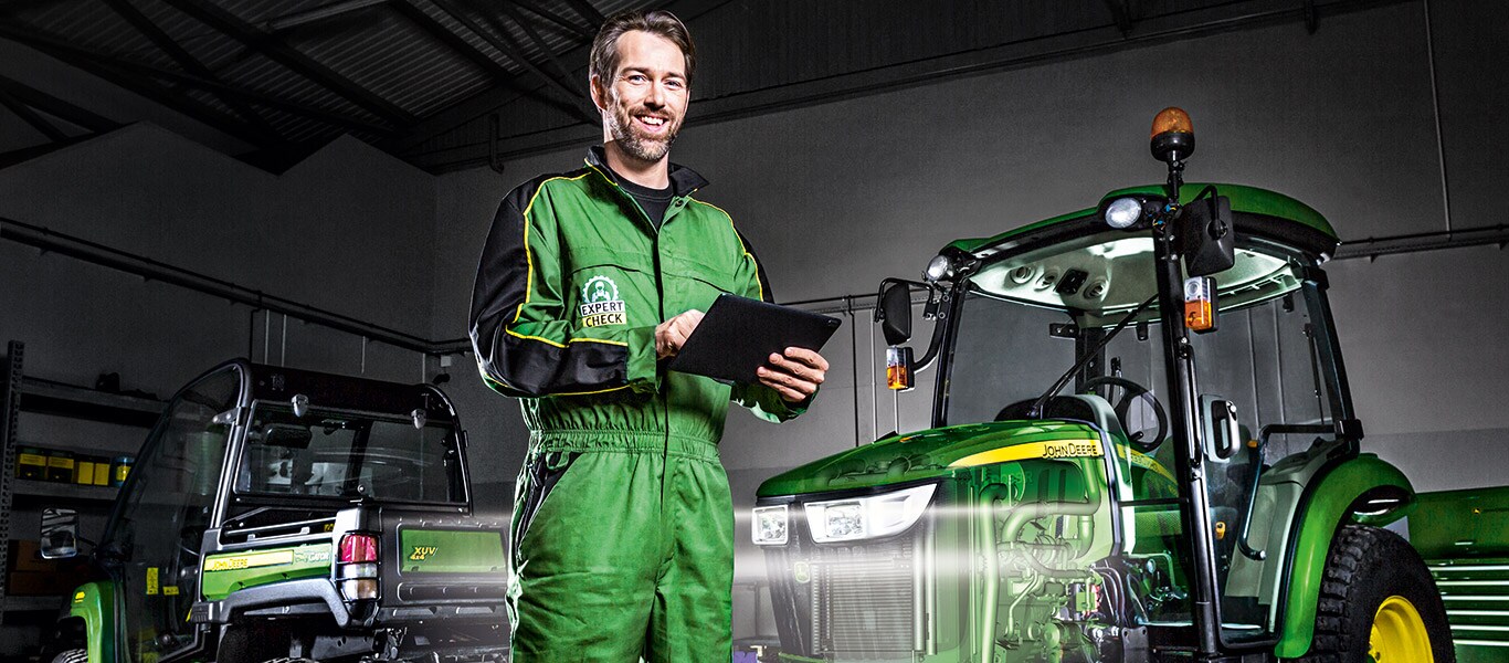 Expert Check voor gazonuitrusting