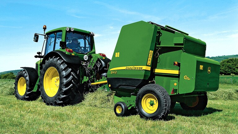 Aantrekkelijke financiering van 0,00% voor 1 jaar op alle nieuwe John Deere balenpersen*