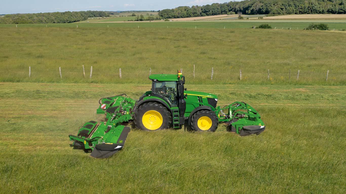 Gewoon Motivatie Waakzaamheid Aan achterzijde, verticaal inklapbaar gemonteerde R930R | Maaier-kneuzer | John  Deere NL