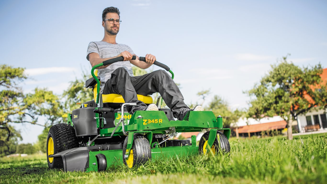 John deere z345r zero turn mower 2025