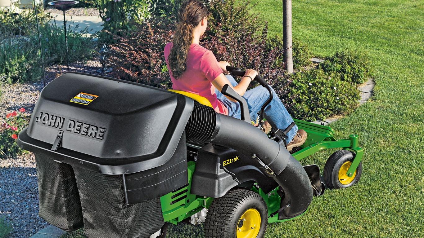 Ztrak Commercial Zero Turn Mowers with optional collection system