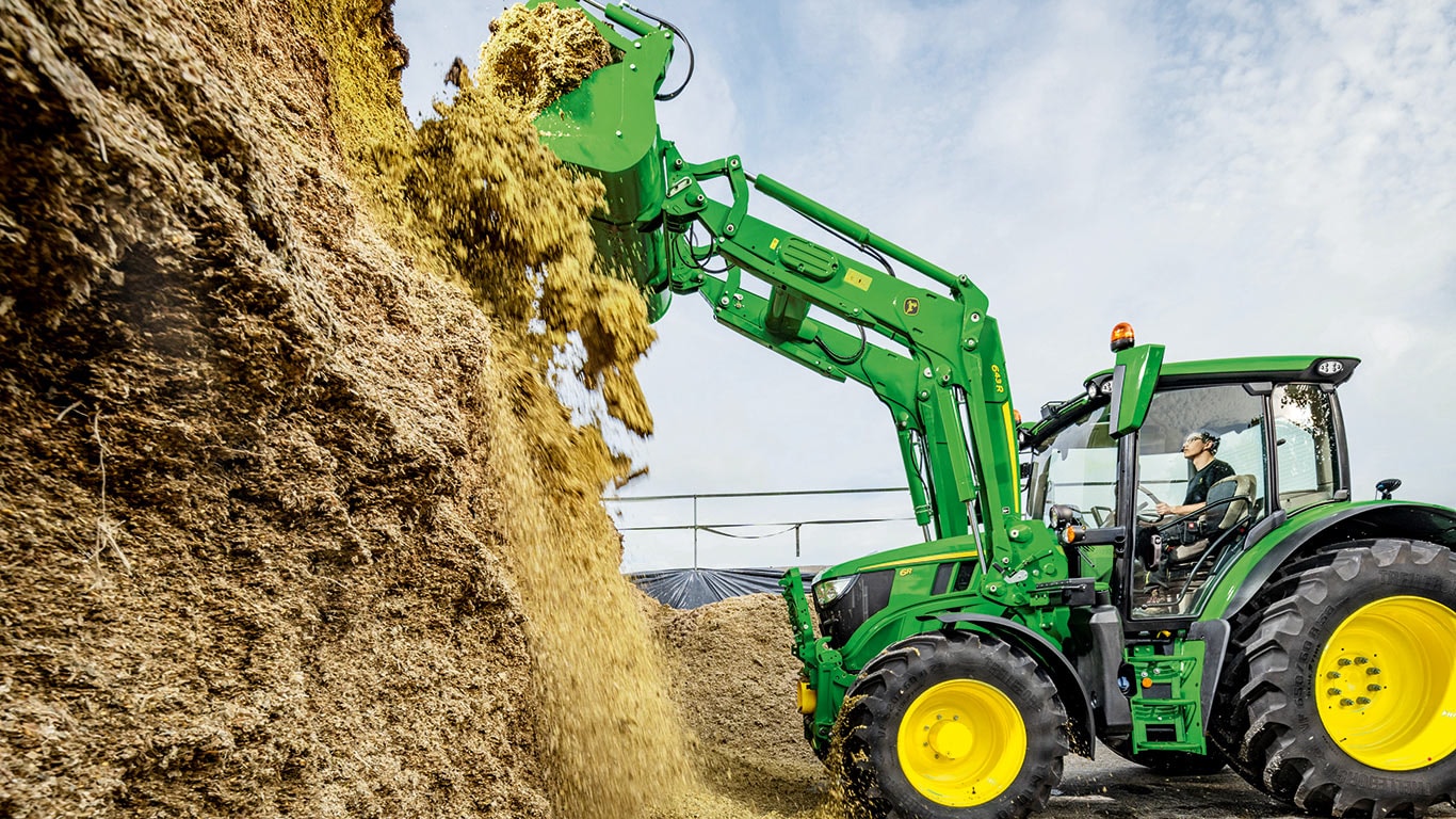 Haal alles uit uw dag met voorladers van John Deere